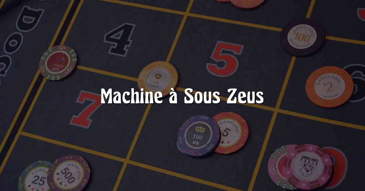 Machine à Sous Zeus